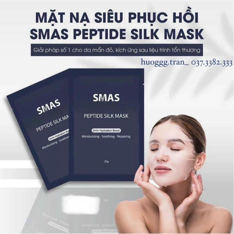 Mặt Nạ SMAS Peptide Silk Mask (Hàng cty)