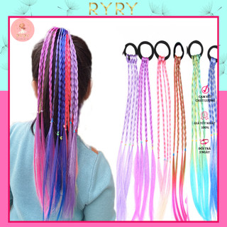 Dây buộc tóc bím tóc giả ,tóc giả thắt bím nhiều màu sắc thời trang cho nữ