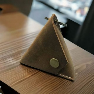 móc khoá bánh ú da bò thật - handmade da thật
