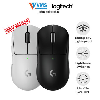 Chuột gaming logitech g pro x superlight 2 lightspeed - nhẹ 60g, switch lightforce, dpi 32k