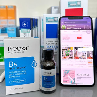 Pretasa Serum B5 – Hyaluronic - Serum cấp ẩm phục hồi sa sau xâm lấn