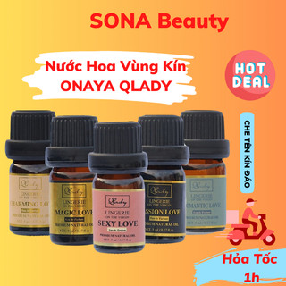 Nước Hoa Vùng Kín Nữ ONAYA QLADY 5ml Chính Hãng Cô Bé Thơm Lâu Bím Bim Bim Vùng Kính Thơm SONA