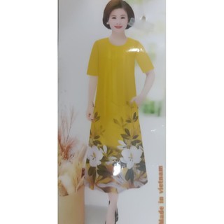 Đầm Voan Trung Niên ( còn lẻ sz Từ 45 kg _65 Kg ) tùy Hình
