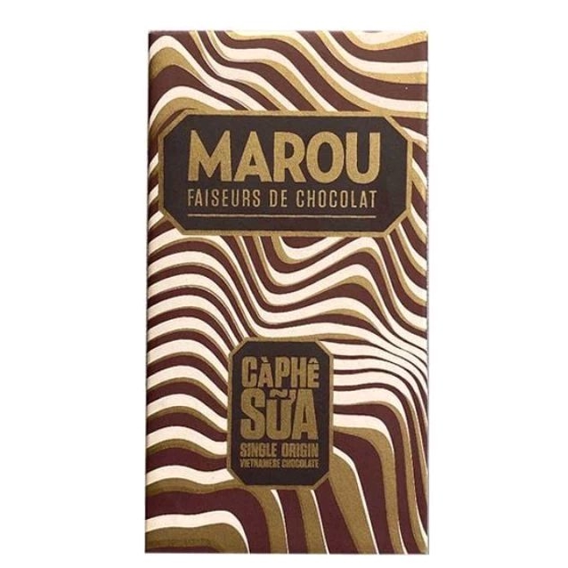 Socola Marou vị cà phê sữa 44% cacao 80g