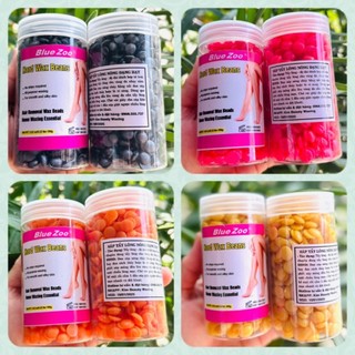 100g Sáp wax lông Hard wax bean BLUEZOO siêu bám lông cho da nhạy cảm