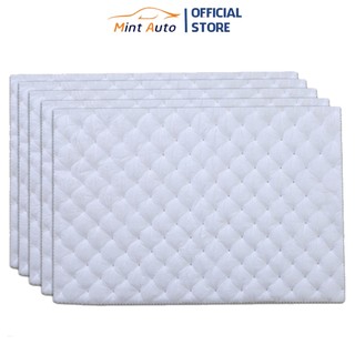 10 Tấm bông tiêu âm cách âm chống ồn ô tô có keo dán sẵn tiện lợi kích thước 80x50cm dày 10mm