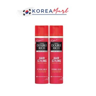 Gel keo xịt tạo kiểu và giữ nếp mạnh double rich hair mousse 150ml/170ml