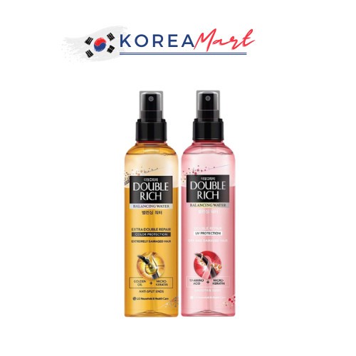 Nước xịt dưỡng tóc dưỡng tóc khô xơ, phục hồi hư tổn Double Rich Balancing Water Double Repair 120ml/250ml