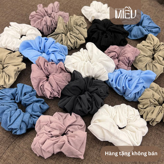 Quà tặng Dây buộc tóc scrunchies cột tóc dễ thương nữ tính