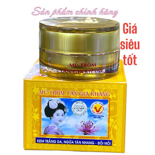 MỦ TRÔM TÂN GIA KHANG - Kem Trắng da, ngừa tàn nhang, đồi mồi 10gram