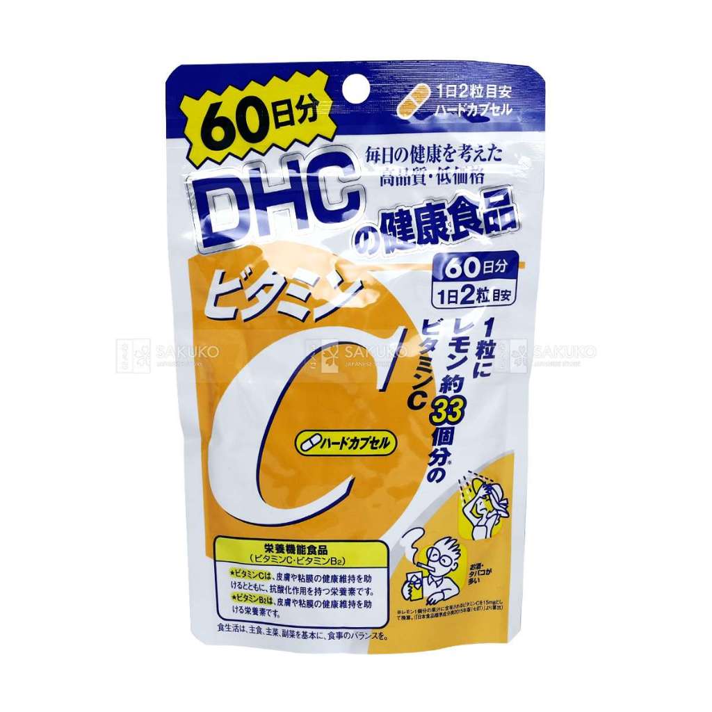 C Vitamin C DHC Nhật gói uống 60 ngày viên uống DHC bổ sung Vitamin C cho