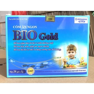 Cốm ăn ngon BIO gold kid giúp ăn ngon miệng, tăng cường đề kháng, duy trì hệ vi sinh đường ruột