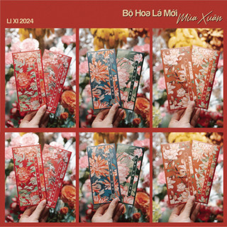 Lì xì tết 2024 [ Combo 50 ] bao lì xì tết 2024 Giáp Thìn giá sỉ đẹp độc lạ theo yêu cầu