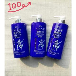 Sữa tắm hạt Ý Dĩ Hatomugi (Chai 600ml)