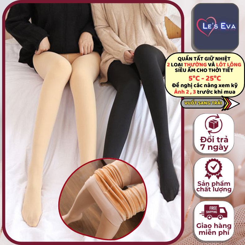 Quần tất Nữ giữ nhiệt mùa đông che khuyết điểm 2 màu đen da, co giãn siêu ấm cạp cao định hình vong eo QT13