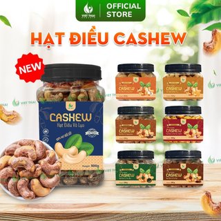 Hạt Điều Cashew Rang Muối Đủ Vị Giòn Thơm Ngon Tuyển Chọn Chất Lượng Việt Thái Organic