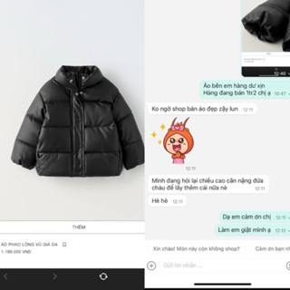 Áo phao d a Za.ra siêu mềm dư xịn