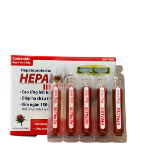 Hepalive forte nhuận gan lợi mật tăng cường chức năng gan - Hộp 20 ống