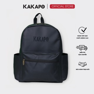 Balo da unisex thời trang chống nước họa tiết thêu kakapo bld004
