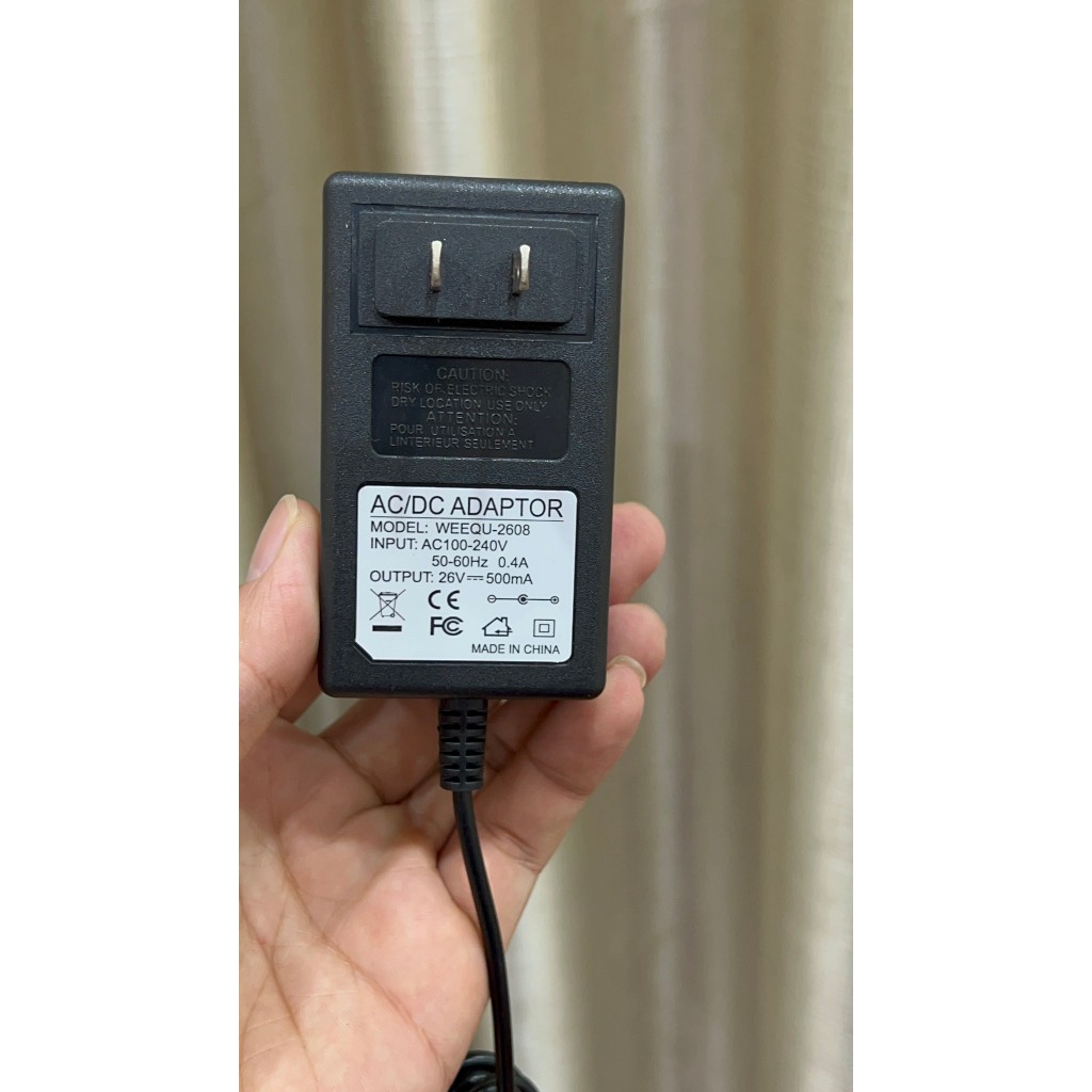 ADAPTER NGUỒN 26V 500MA