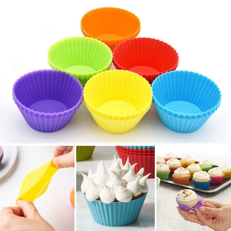 Khuôn Cupcake silicon 7cm chịu nhiệt