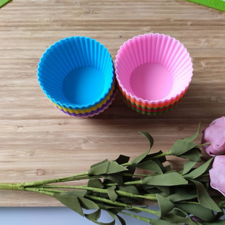 Khuôn Cupcake silicon 7cm chịu nhiệt