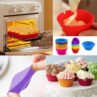 Khuôn Cupcake silicon 7cm chịu nhiệt