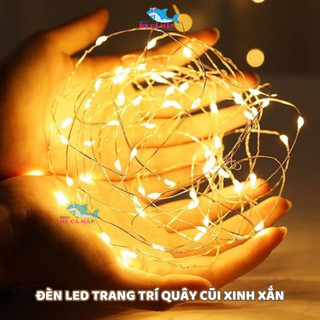 5 Dây đèn Led trang trí quây cũi xinh xắn, đèn đom đóm chụp ảnh