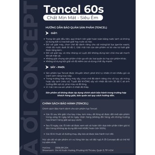 [Chỉ còn 1,239k sau khi áp voucher] Mền Lụa Tencel 60s Chần Bông Microfiber Cao Cấp size từ 1m6 đến 2m2 À Ơi Concept Êm
