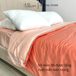 [Chỉ còn 1,239k sau khi áp voucher] Mền Lụa Tencel 60s Chần Bông Microfiber Cao Cấp size từ 1m6 đến 2m2 À Ơi Concept Êm