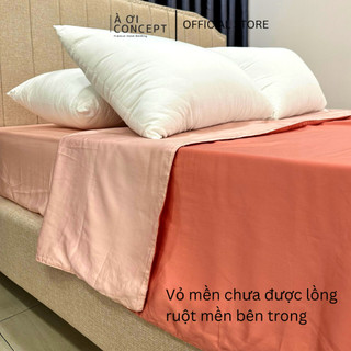 [Chỉ còn 1,239k sau khi áp voucher] Mền Lụa Tencel 60s Chần Bông Microfiber Cao Cấp size từ 1m6 đến 2m2 À Ơi Concept Êm