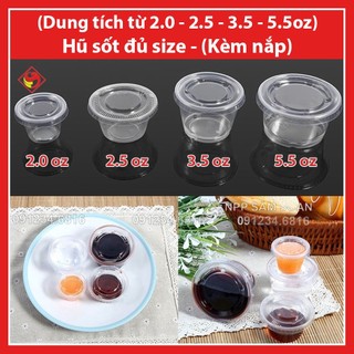 100 cái - Hũ sốt đựng nước chấm đủ size