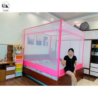 Màn Khung Không khoan tường - Hàng Việt Nam chất lượng - Thiết kế đơn giản nhưng sang trọng - Phong cách công chúa