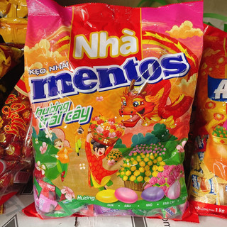 Kẹo mentos trái cây hỗn hợp 1kg - siêu ngon - tết