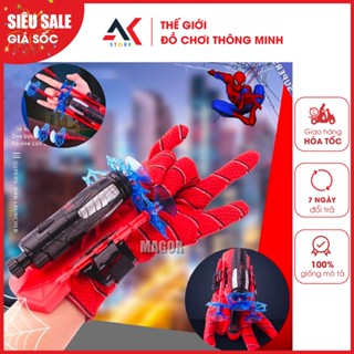 Đồ Chơi Găng Tay Người Nhện Bắn Tơ Độc Đáo Siêu Nhân Nhện Spider Man Cho Bé