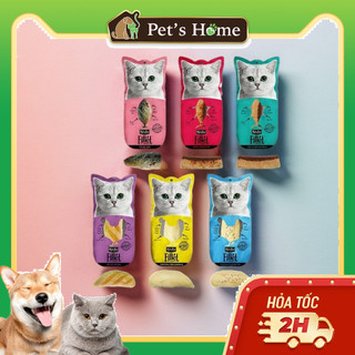 Bánh thưởng cho mèo thịt gà và cá nguyên miếng Kit Cat Fillet Fresh 30g