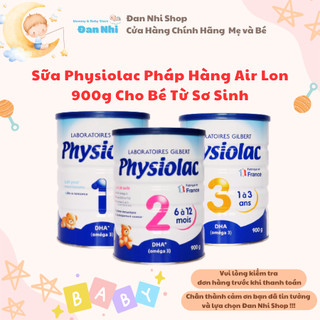 [Date Mới] Sữa Physiolac Pháp Cho Bé Hàng Air Số 1, 2, 3 Lon 900g