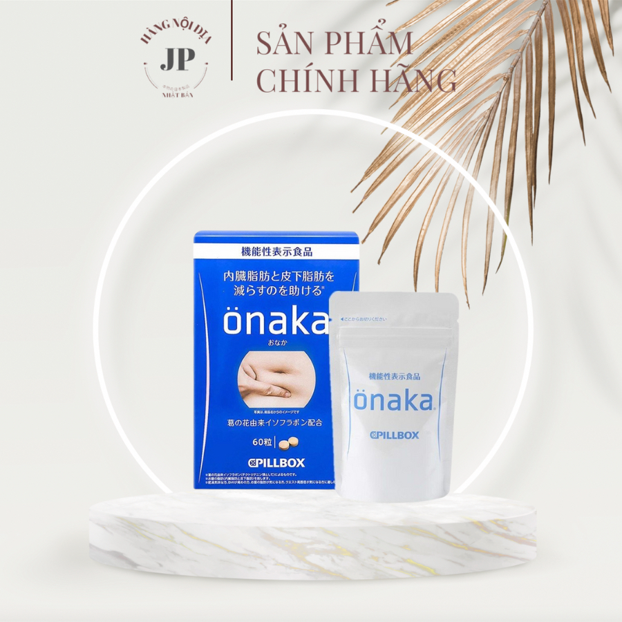 VIÊN UỐNG GIẢM MỠ ONAKA PILLBOX NHẬT BẢN 60 VIÊN