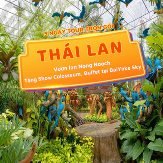 [EVoucher Vietravel] Thái Lan: Pattaya - Bangkok (Thành cổ Muang Boran, tặng Show Colosseum và Buffet tại BaiYoke Sky)