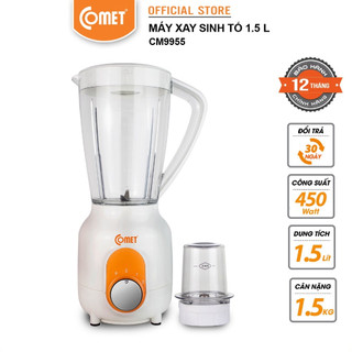 Có hỏa tốc - Máy xay sinh tố cối nhựa kháng vỡ 450W COMET - CM9955