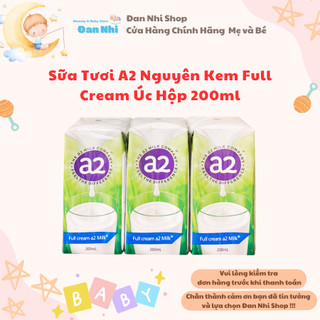 [Date Mới] Lốc Sữa A2 Nước Úc Hộp 200ml Thùng 24 Hộp Cho Bé
