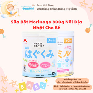 Sữa morinaga nội địa nhật hàng air 800g giúp tiêu hóa tốt, bổ sung dha