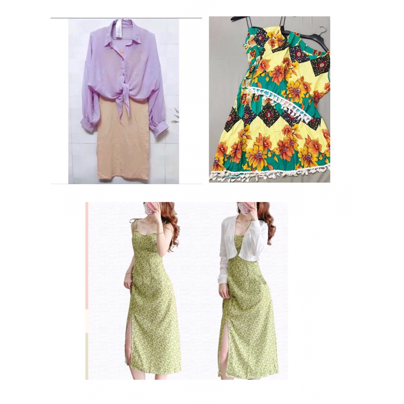 SET ĐẦM MIX ÁO SƠ MI & ÁO KIỂU