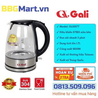 Ấm đun siêu tốc gali gl-0017t 1850w 1.7l