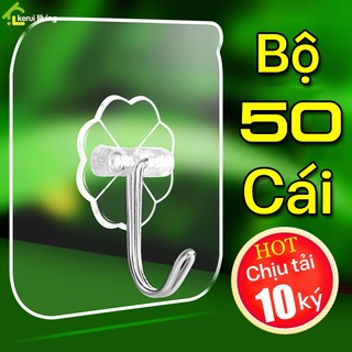 Móc dán tường PIKUP siêu dính, móc treo đồ chịu lực tốt, miếng dán tường trong suốt đa năng, móc dán