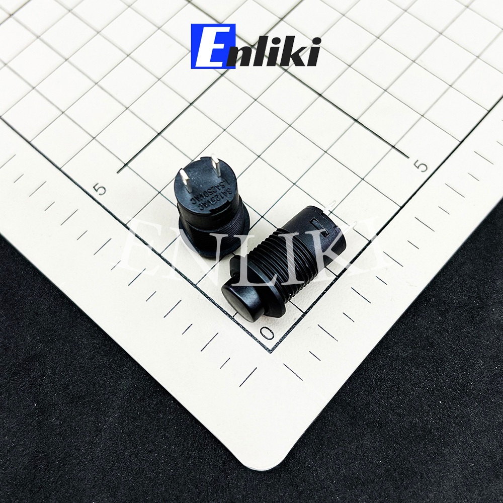 DS-428 Nút Nhấn Giữ Tròn 12mm Đen
