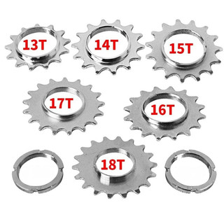 Đĩa líp xe đạp kèm vòng khóa, líp xe đạp fixed gear, líp chết kèm vòng ren cho xe đạp, nhông sên xe đạp có khóa vòng