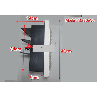 Quạt thông gió gắn tường tico 30av6.