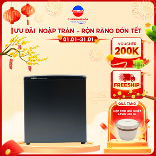 Tủ lạnh AQUA 50L AQR-D59FA(BS) - Công nghệ làm lạnh trực tiếp - Hàng chính hãng bảo hành 24 tháng