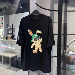 [Chính Hãng] Áo Thun MLB - New York Yankees Thỏ - Đen - Code: 3ATSQ0131 50BKS
